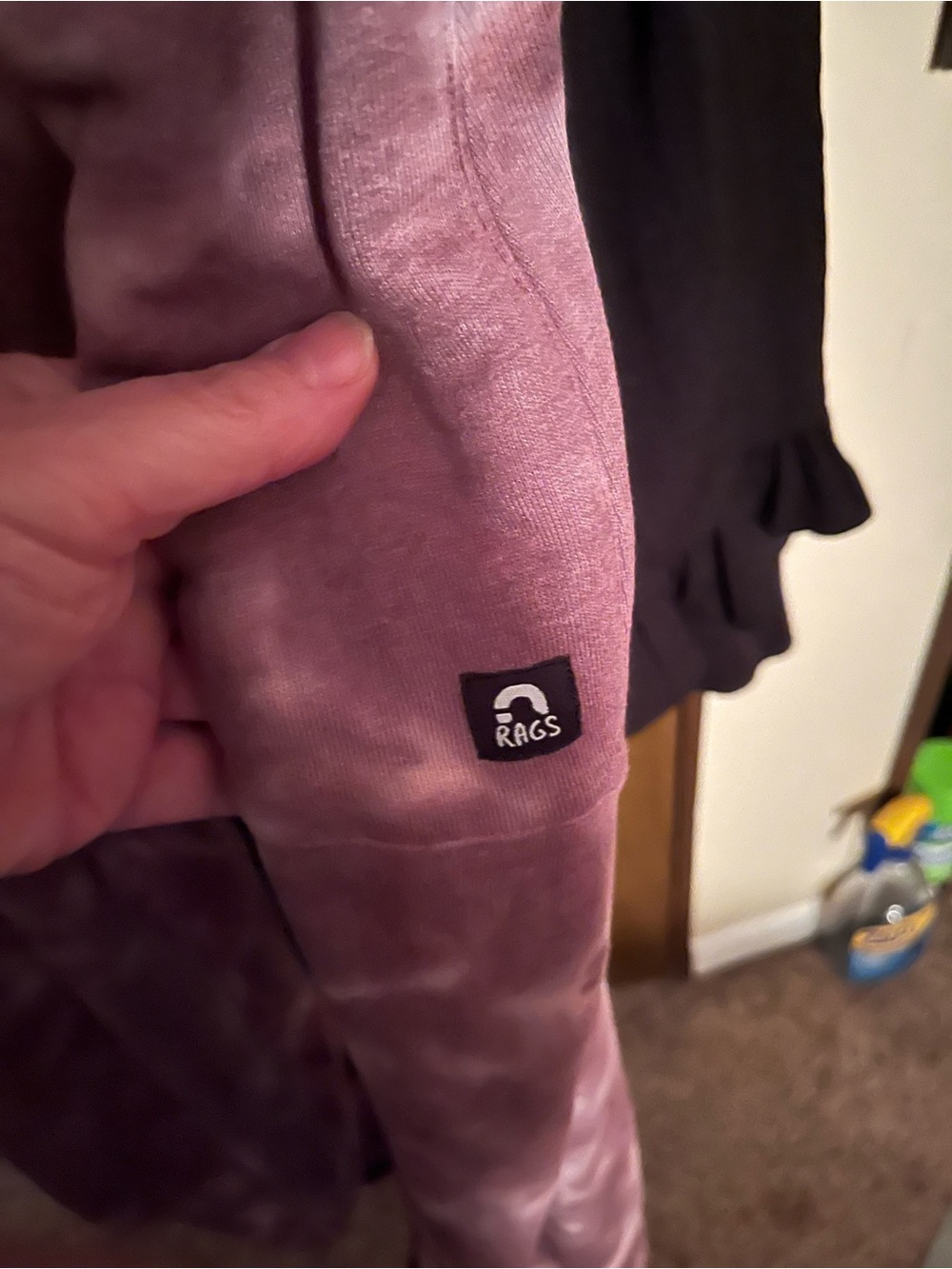 Rags Tie-Dye purple Utility Jumpsuit - Picture 4 of 6